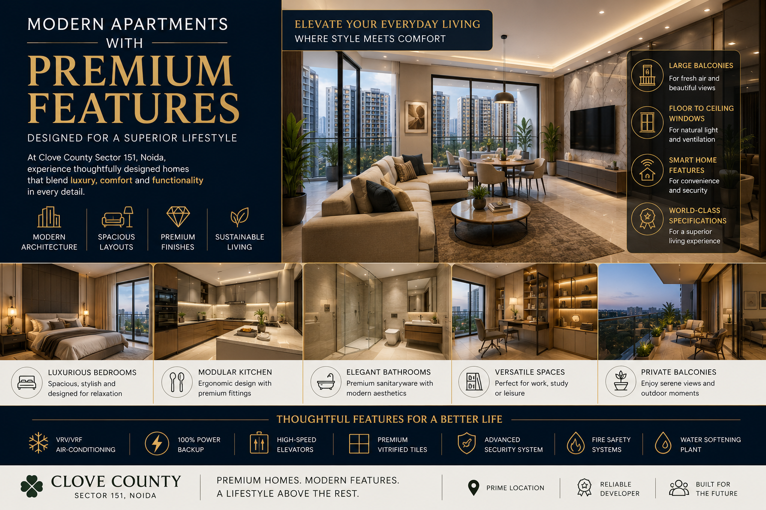 Clove County Noida