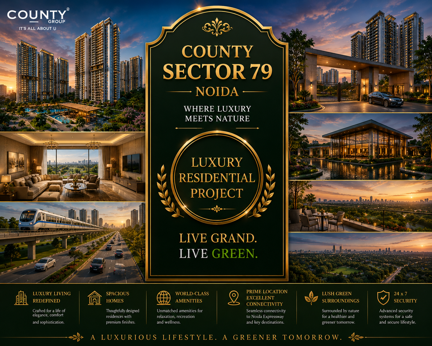 COUNTY SECTOR 79 NOIDA